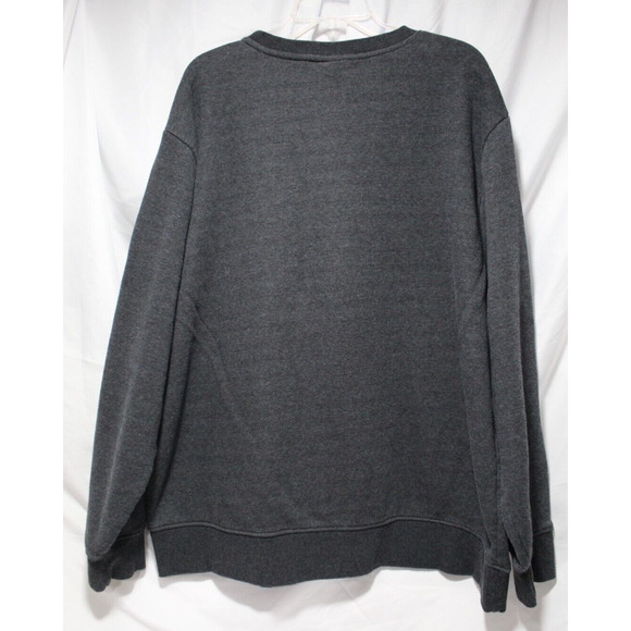 Reebok Men's 3XL Charcoal Gray Sweatshirt Logo Fleece lined Outdoors Camping - Picture 6 of 15